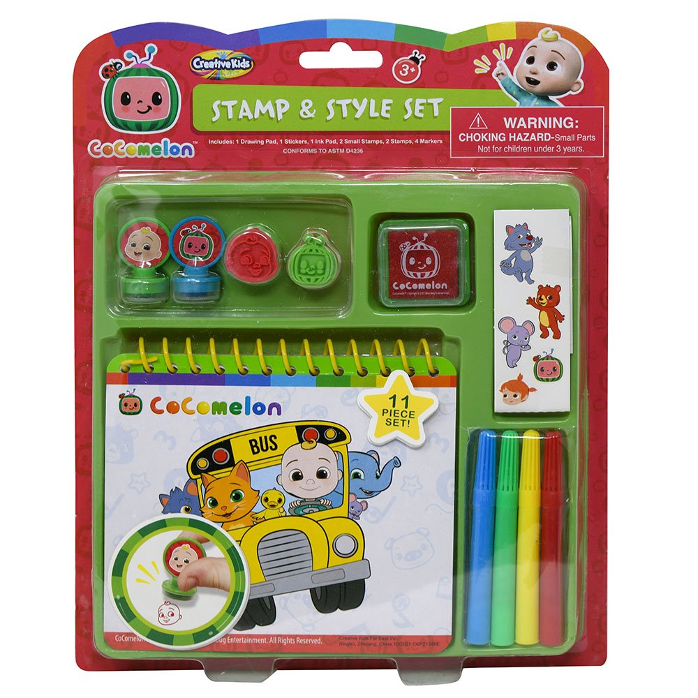 Cocomelon Stamp & Style Set On Card