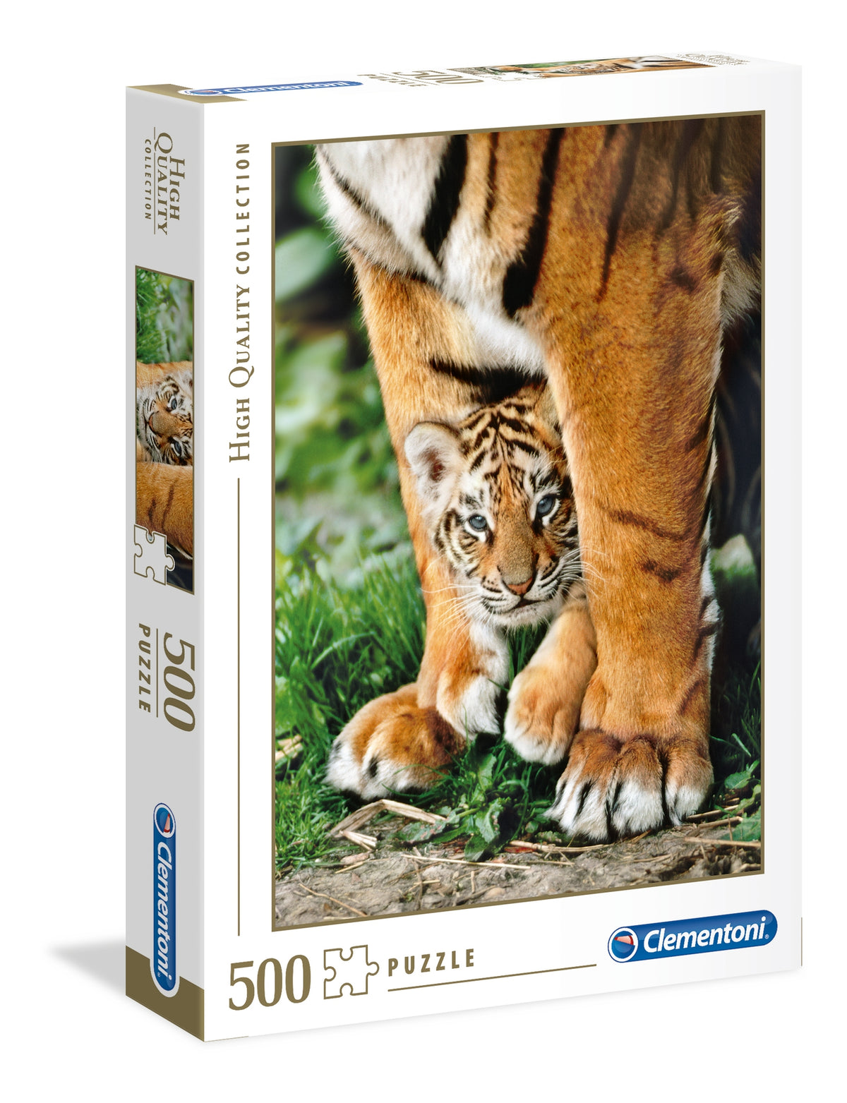 Bengal Tiger Cub Hq Puzzle, 500 Pieces