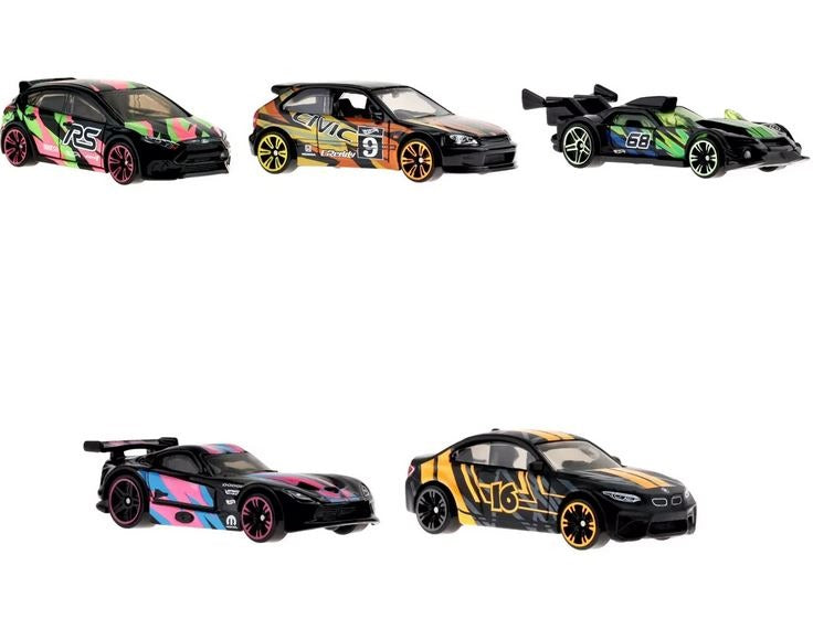Mattel Hot Wheels Neon Stages Cars