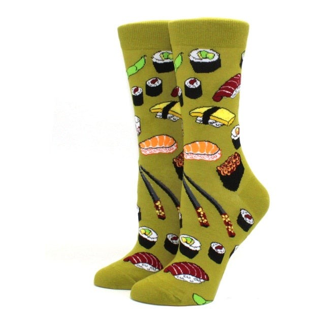 Noxxiez Soxxiez Sushi Crazy Socks