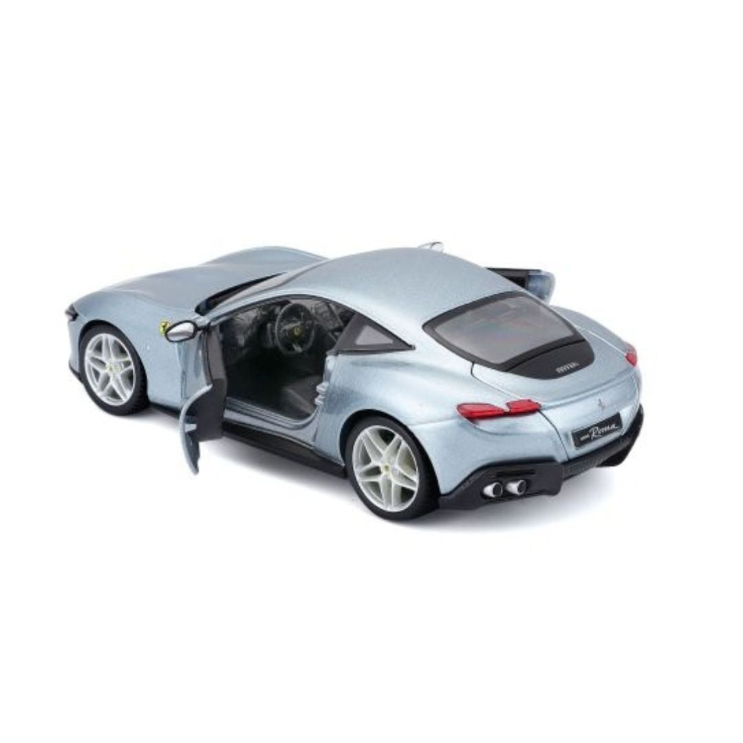 Bburago Ferrari Roma Metallic Silver