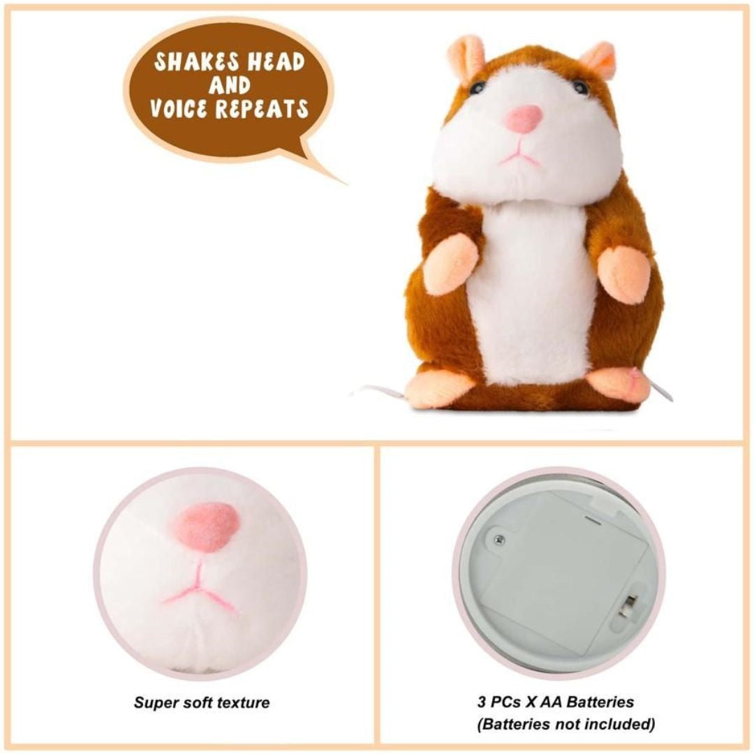 Pugs Maggy Talking Hamster Interactive Plush Toy