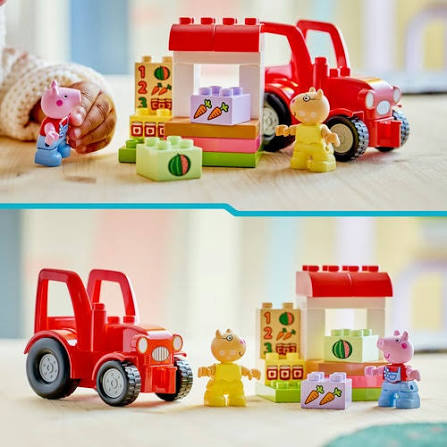 Lego Duplo Peppa Pig Tractor and Market