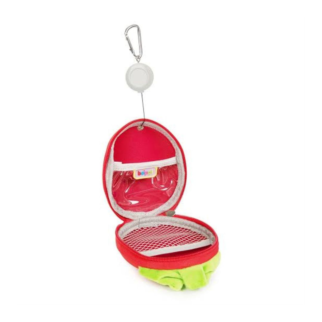 Boppi Mini Travel Wallet Keyring - Strawberry