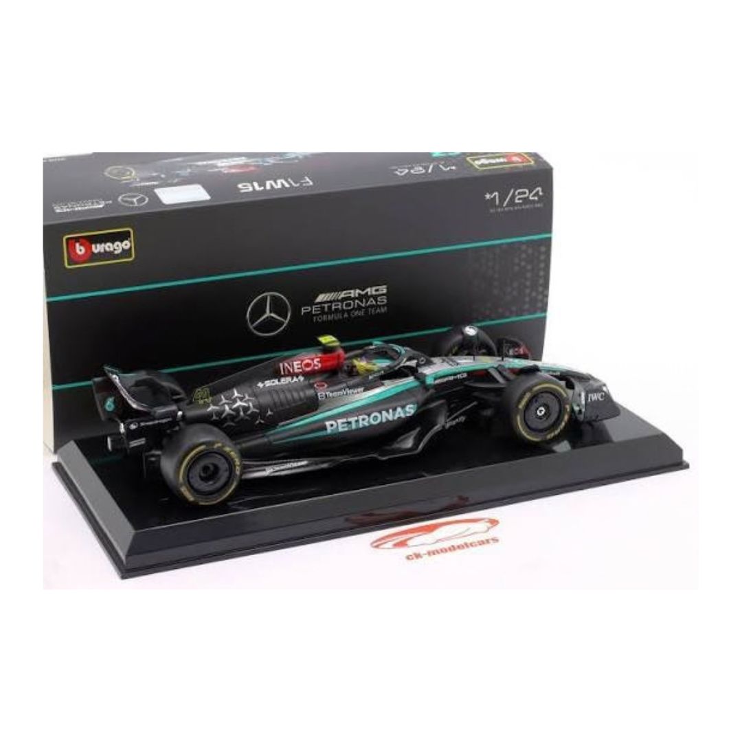 Bburago Lewis Hamilton 1:24 Mercedes-AMG F1 W15