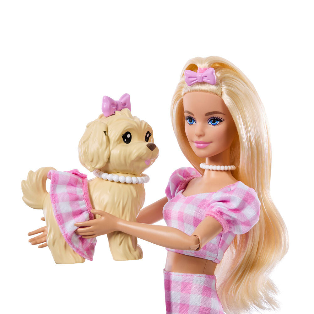Barbie Twinning Looks Doll & Puppy Playset