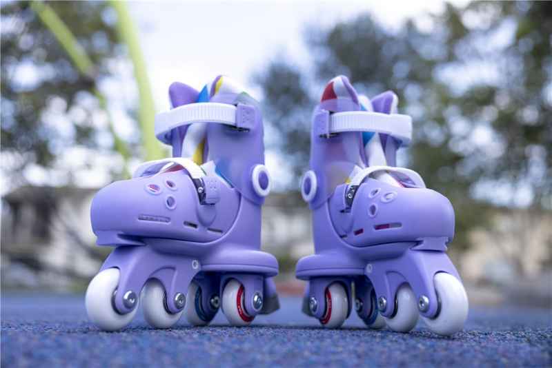 Yvolution Purple Roller Skates (23–28)