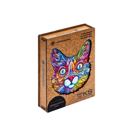 Unidragon Wooden Puzzle Animal Cat King Size