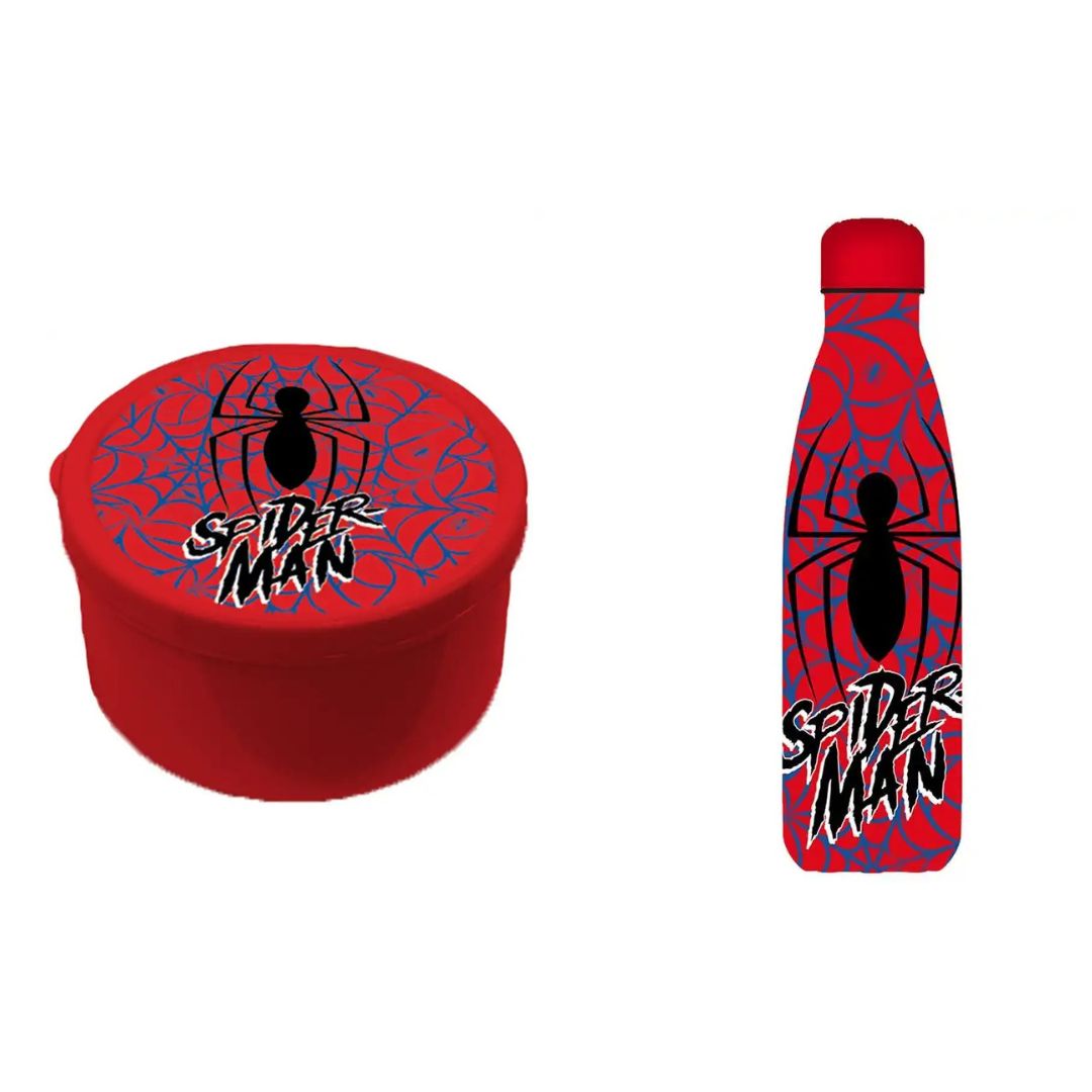 Must Spider-Man Snack Box&Water Canteen