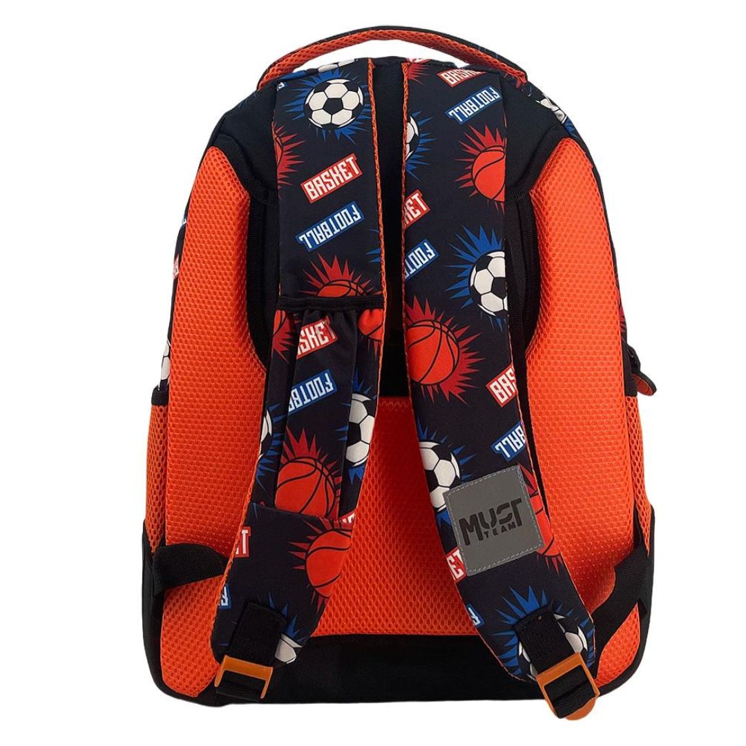 Must Team Football vs Basketball Backpack 17'