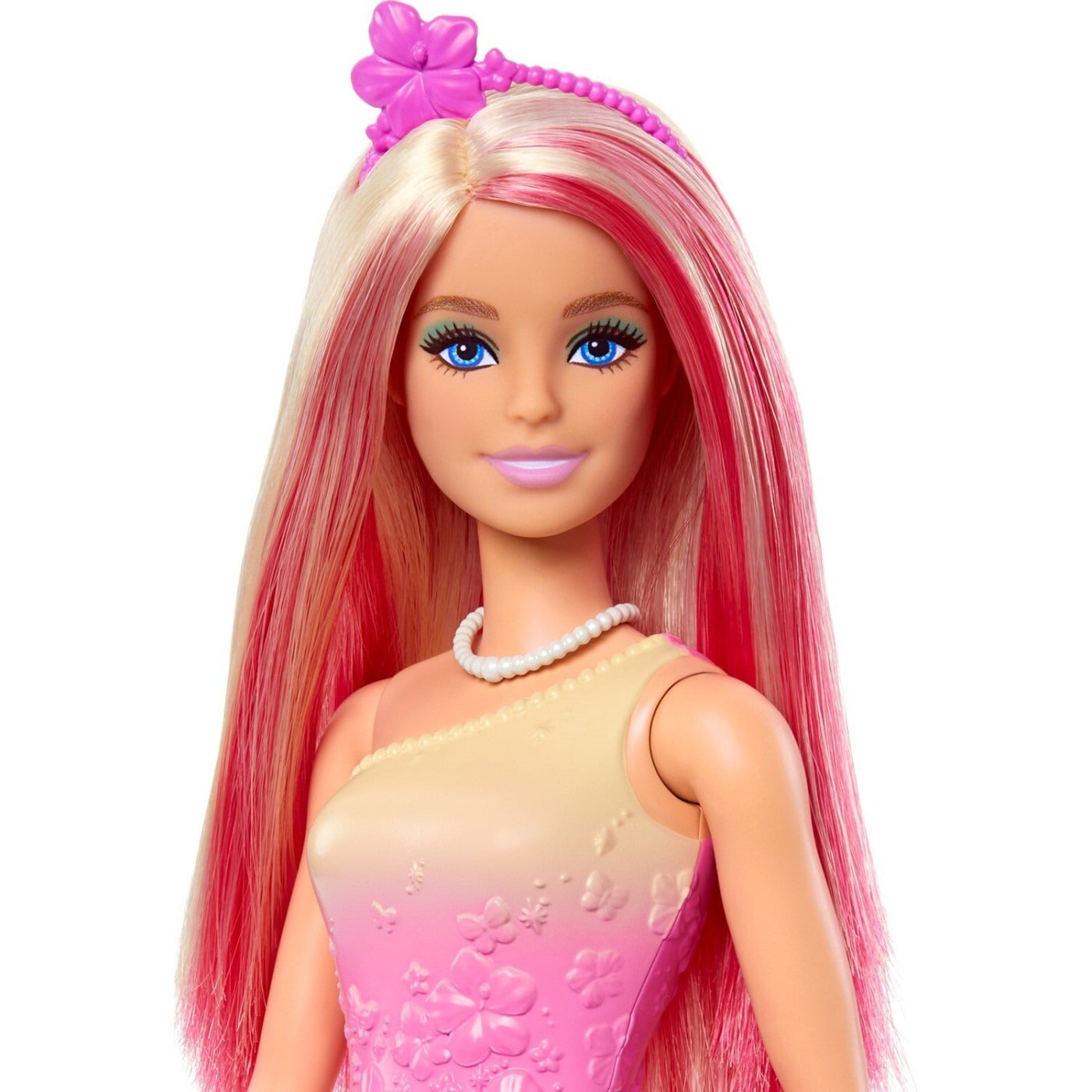 Mattel Barbie Doll With Pink Hair