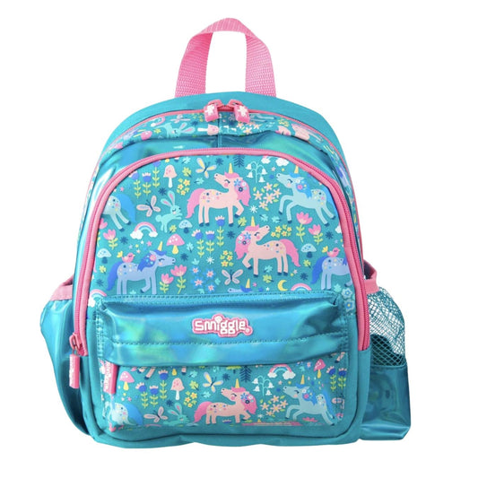 Smiggle Green Unicorn Backpack