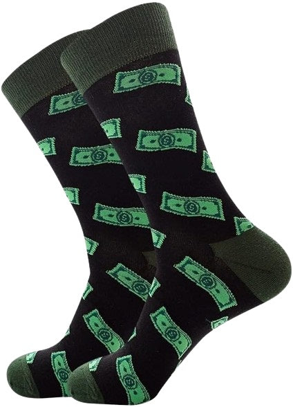 Noxxiez Soxxiez Dollar Bills Socks