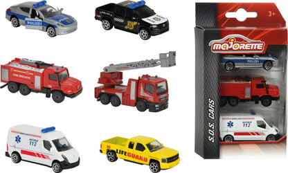 Majorette SOS Three Car Set