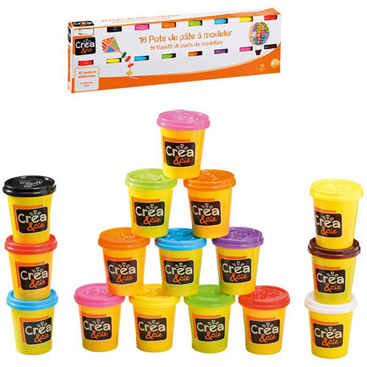 16 Pots De Pate A Modeler