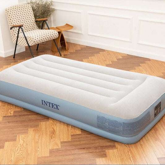 Dura-Beam Standard Pillow Rest Airbed With Built-In Electric Pump – Twin