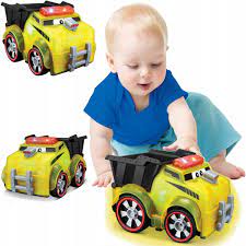 Baby Burago Junior Push & Glow Dump Truck