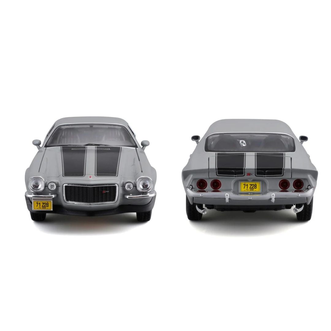 Maisto 1:18 scale 1971 Chevrolet Camaro in gray
