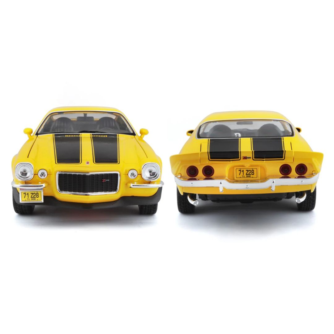Maisto 1:18 scale 1971 Chevrolet Camaro Yellow