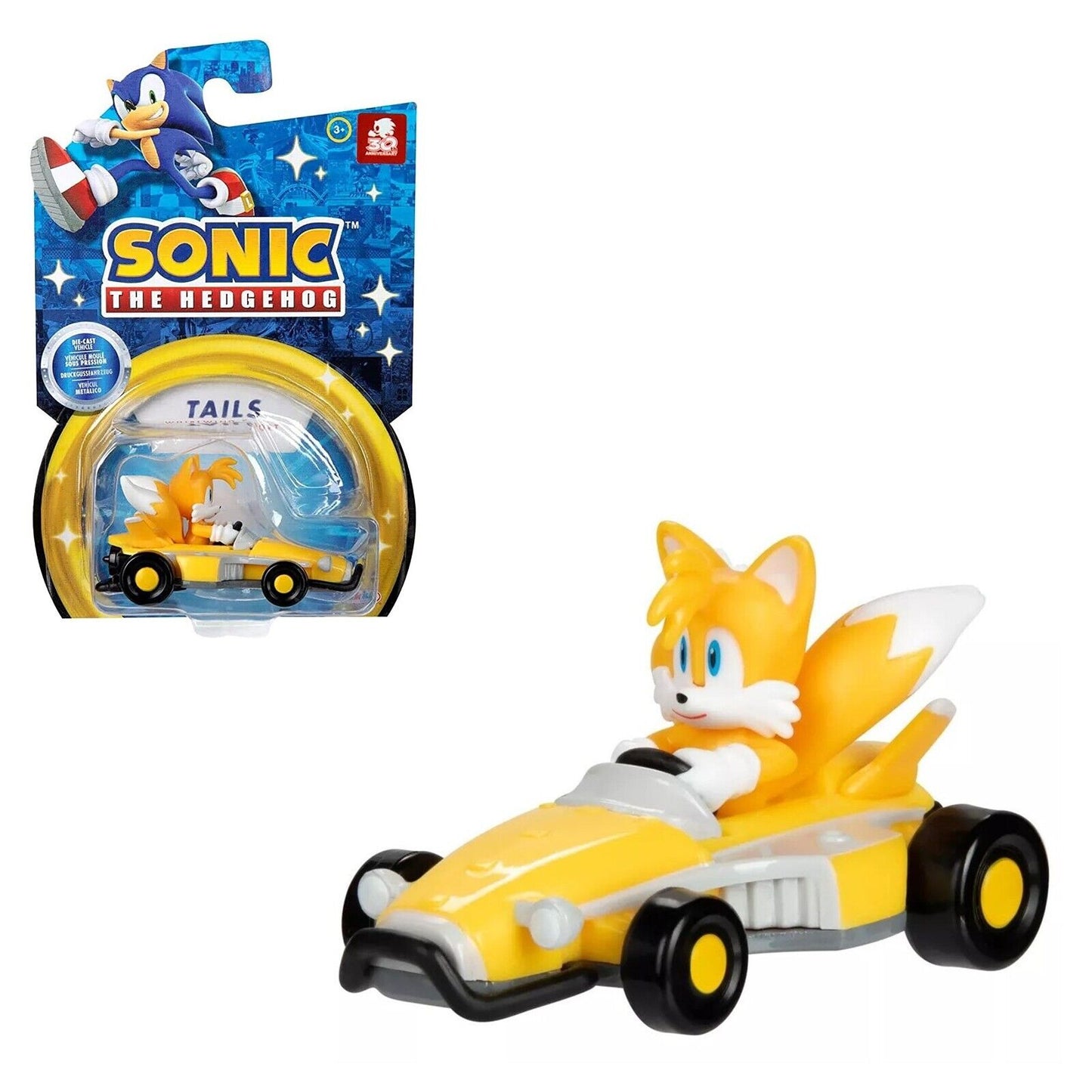 Sonic The Hedhehog Die Cast Vehicle Tails