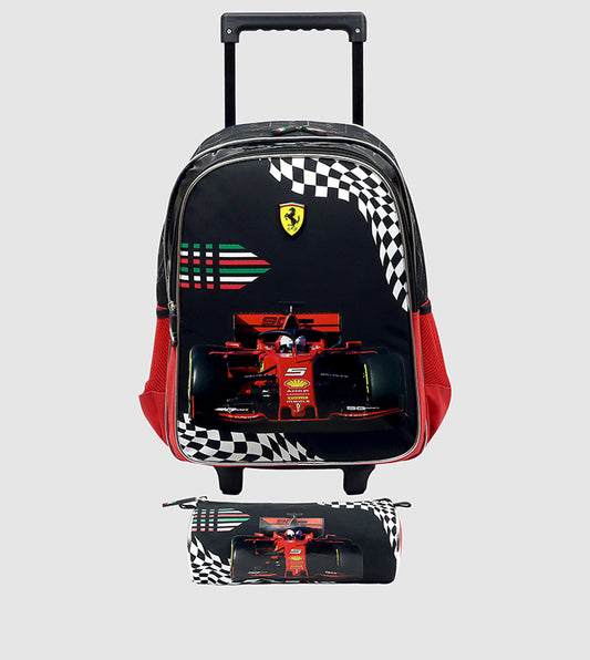 Ferrari To Be 1st troll back pack With Pencil Case case - 16”