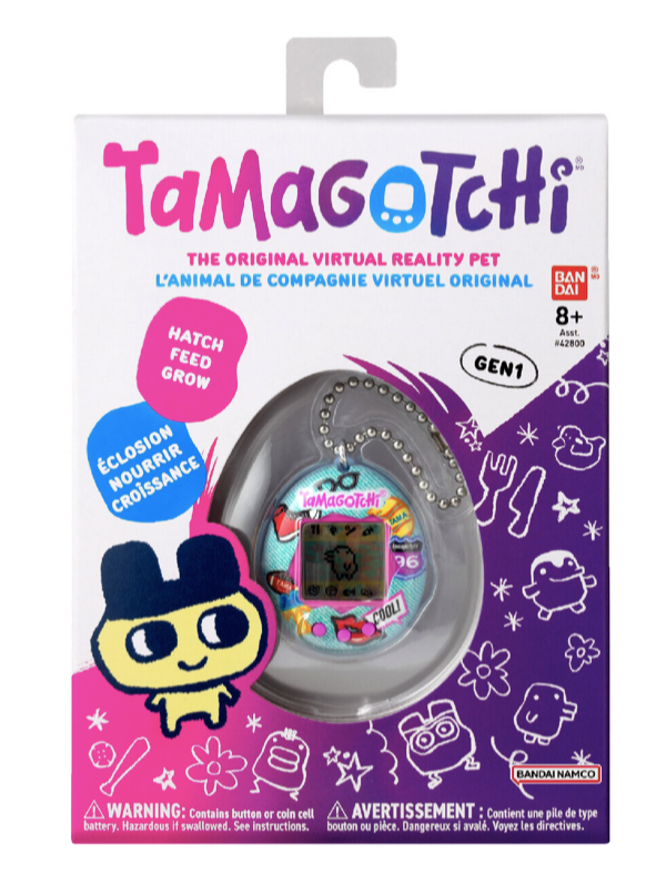 Tamagotchi - Denim Patches - Virtual Electronic Pet