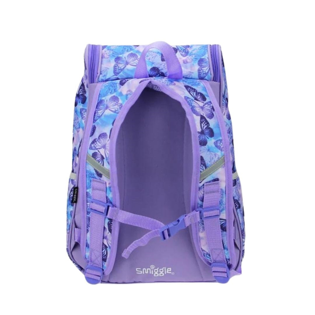 Smiggle Purple Butterflies Backpack