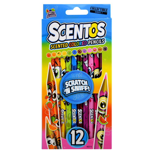 Scented Colored Pencils, Pack Of 12