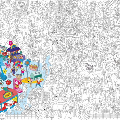 Omy Giant Coloring Poster Fun Park