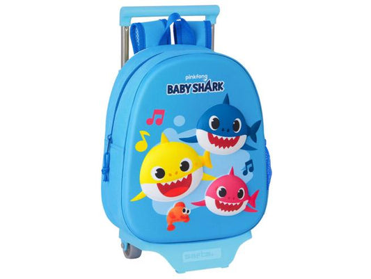 Trolley Backpack Baby Shark 3D