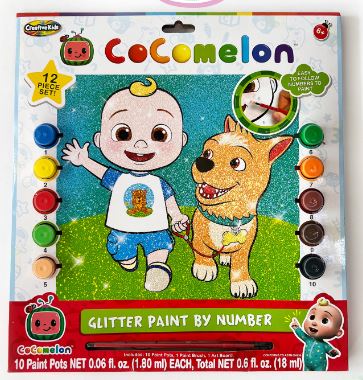 Cocomelon Glitter Paint By Number