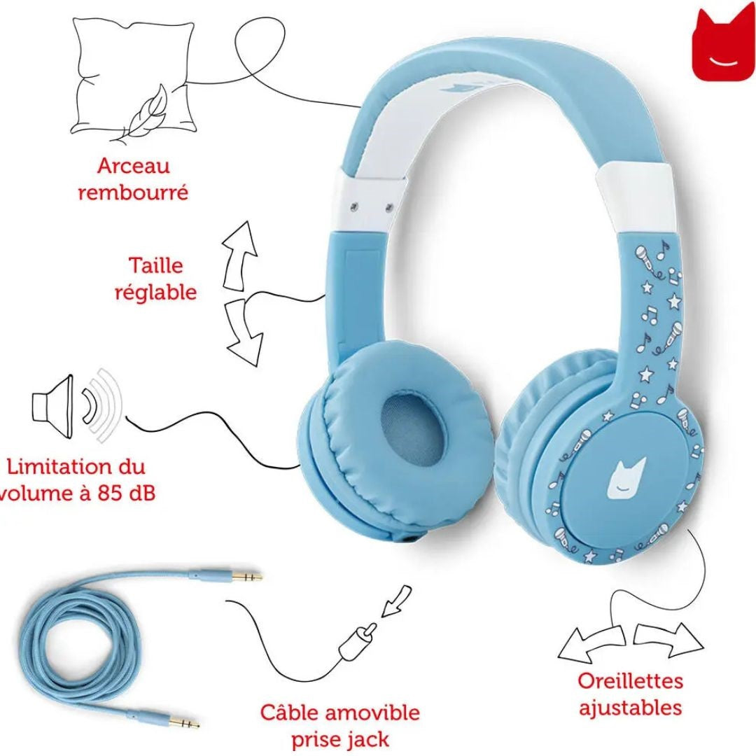 Tonies Whisper Foldable Blue headphones