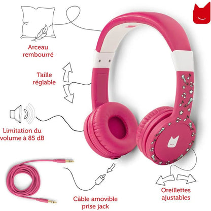 Tonies Whisper Foldable Pink headphones
