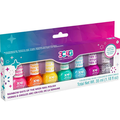 Make it Real 3C4G Rainbow Bright Nail Polish set