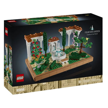 Lego Icons Fountain Garden
