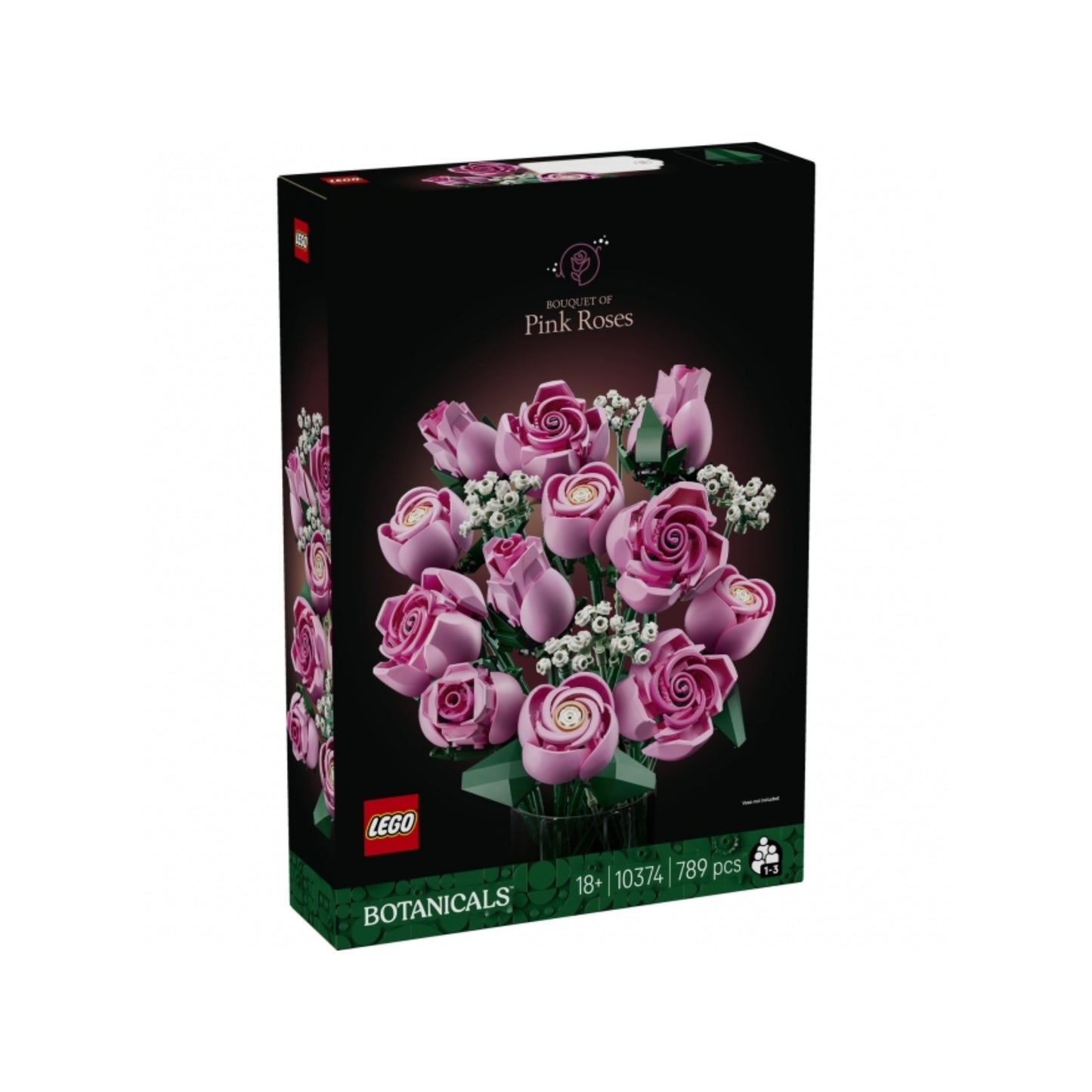 Lego Botanicals Bouquet Of Pink Roses - 789 Pieces
