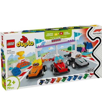 Lego Duplo F1 Team Race Cars & Drivers