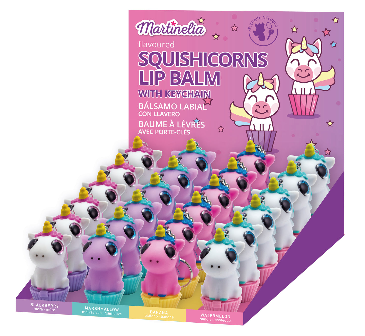 Martinelia Squishcorns Lip Balm - Assorted
