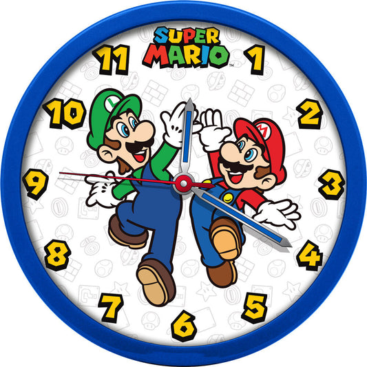 Wall clock Super Mario