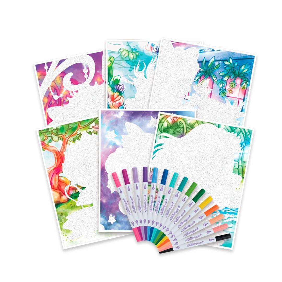 Nebulous Stars Coloring by Number Mystery