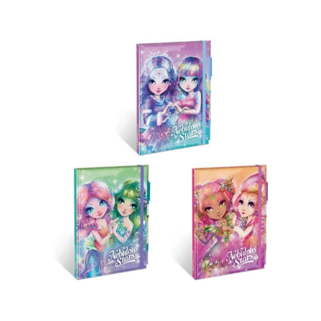 Nebulous Stars Deluxe White Notebook Assorted