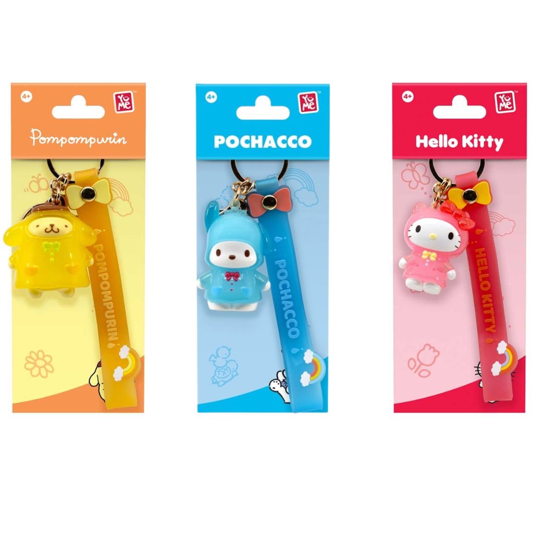 YuMe Hello Kitty and Friends Keychain & Strap Raincoat Series
