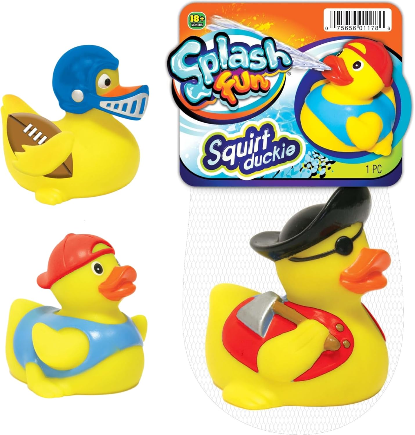 Splash Fun Squirt Duckie (Assorted)