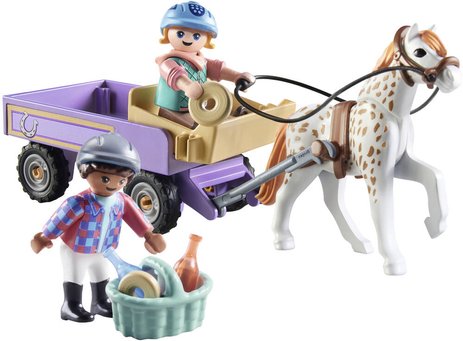 Playmobil Children with Carriage and Pony