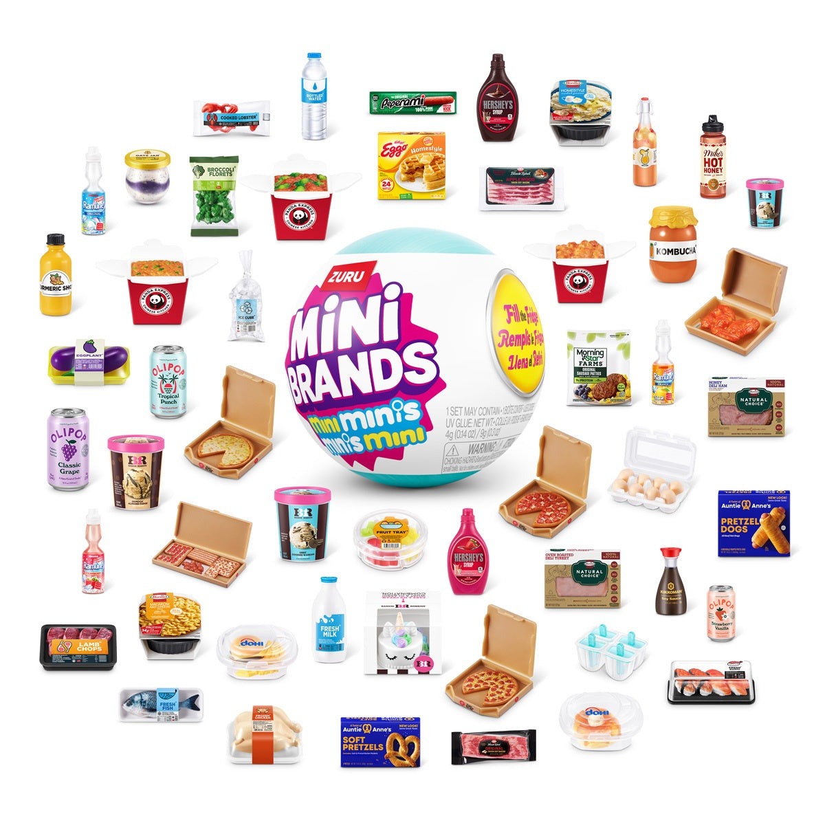 ZURU Mini Brands Fill the Fridge Mystery Capsule (Styles Vary)