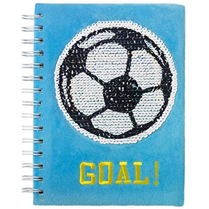 Soccer Goal Magic Sequin Journal