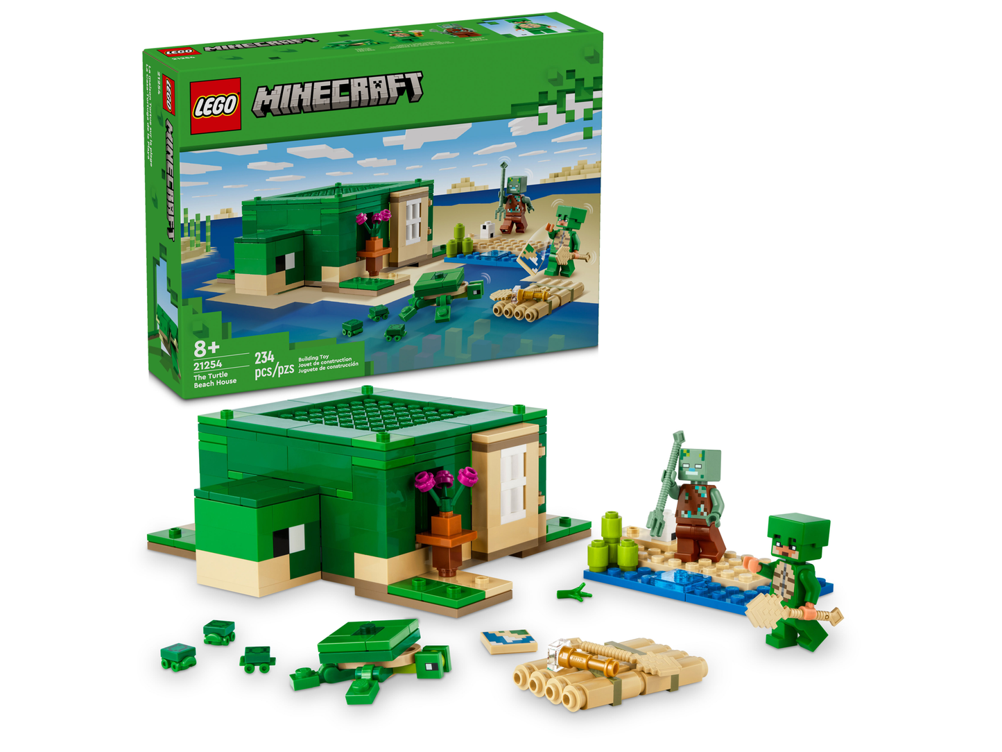 Lego Minecraft - The Turtle Beach house, 234 pcs