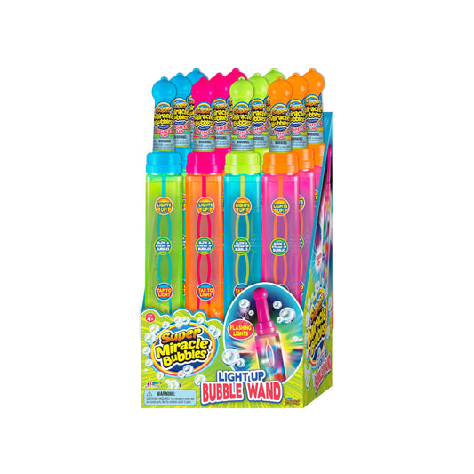 Super Miracle Bubbles Light Up Bubble Wand
