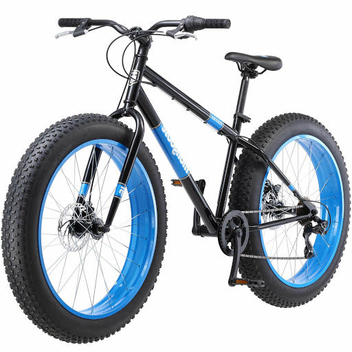 20" Boys' Pug Fat Tire, Black& Blue Mountain Bike