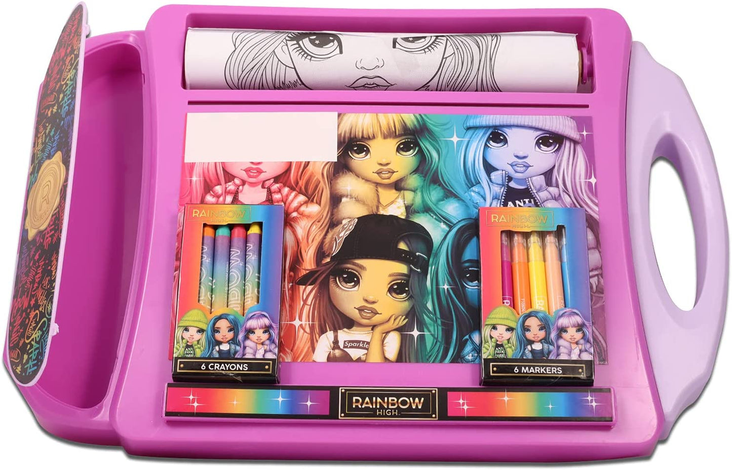 Rainbow High Roller Art Desk